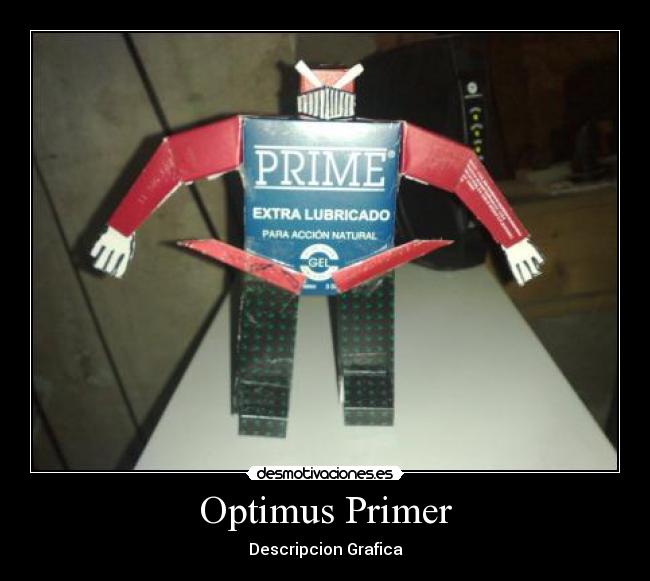 Optimus Primer - Descripcion Grafica