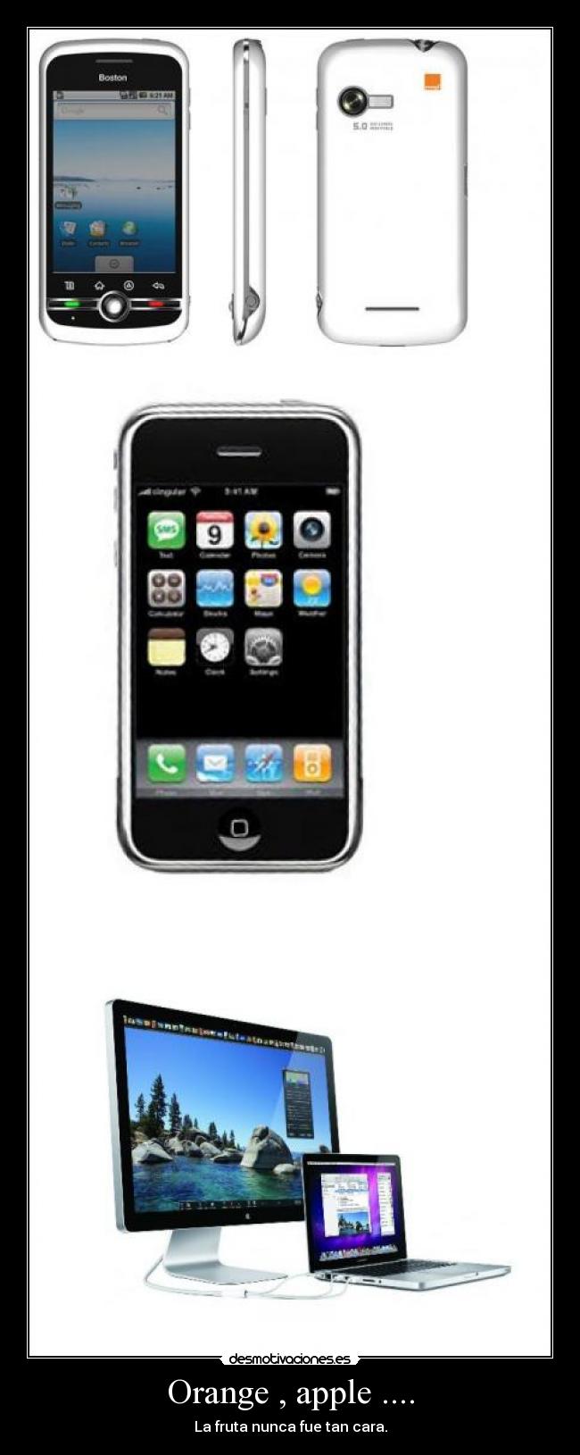 Orange , apple .... - La fruta nunca fue tan cara.