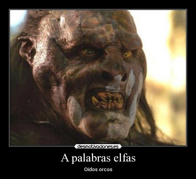 A palabras elfas -