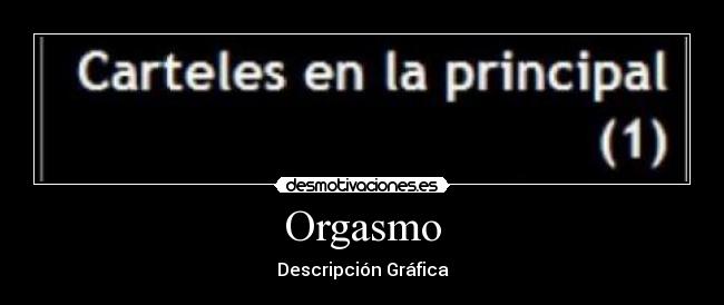 Orgasmo -