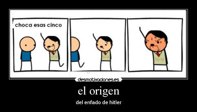 el origen - del enfado de hitler