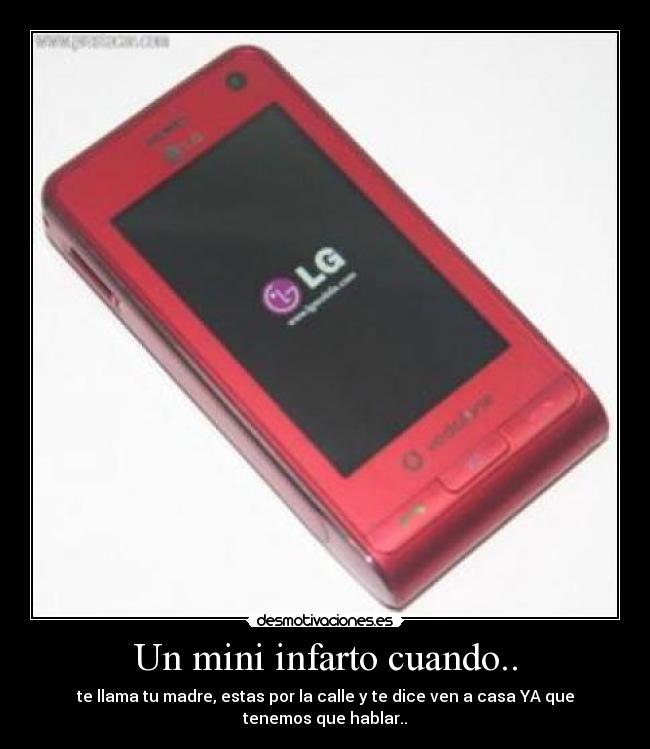 Un mini infarto cuando.. -