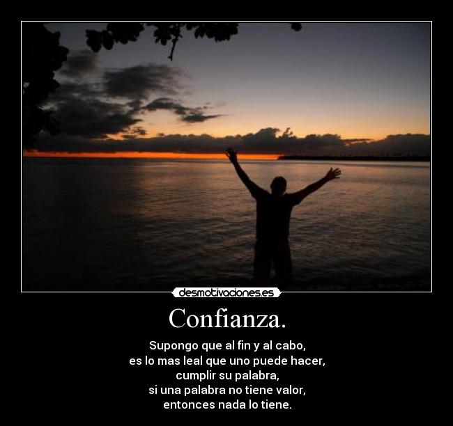 Confianza. - 