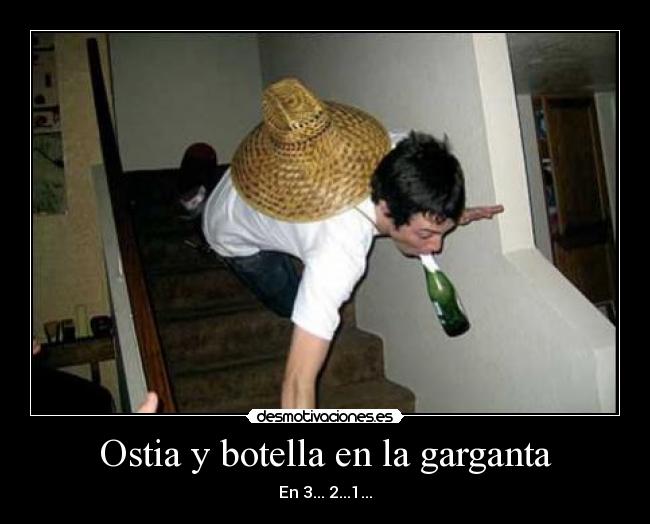 carteles ostia botella 321 lol principal desmotivaciones