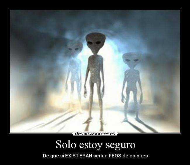 Solo estoy seguro -
