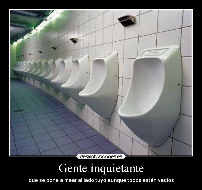 Gente inquietante -