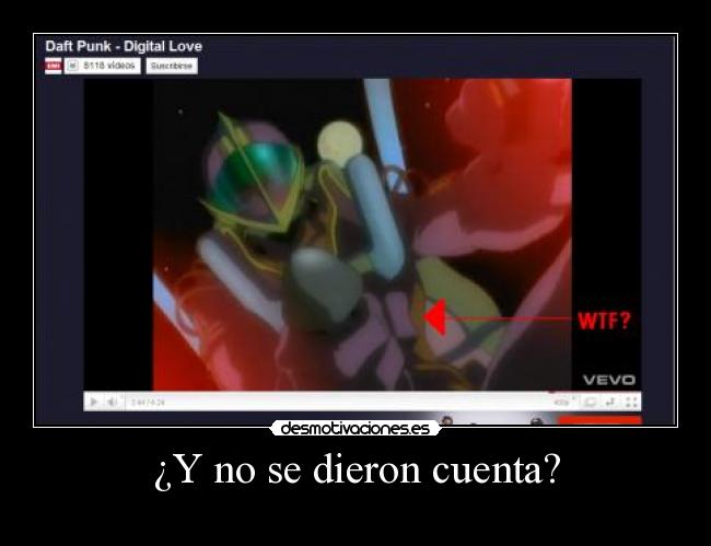 ¿Y no se dieron cuenta? -