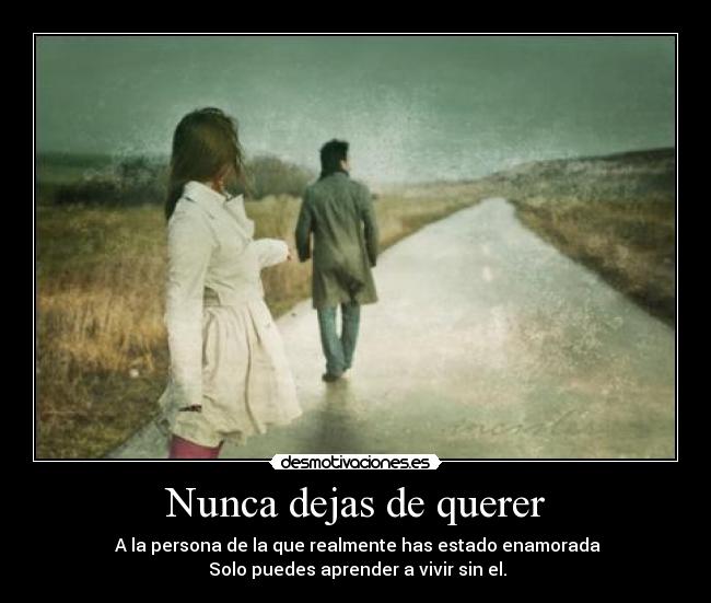 Nunca dejas de querer -