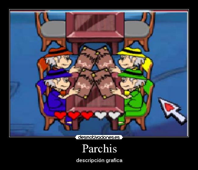 Parchis - descripción grafica