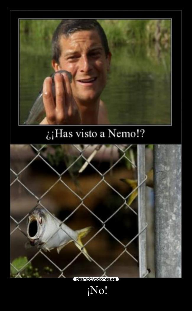 ¡No! -