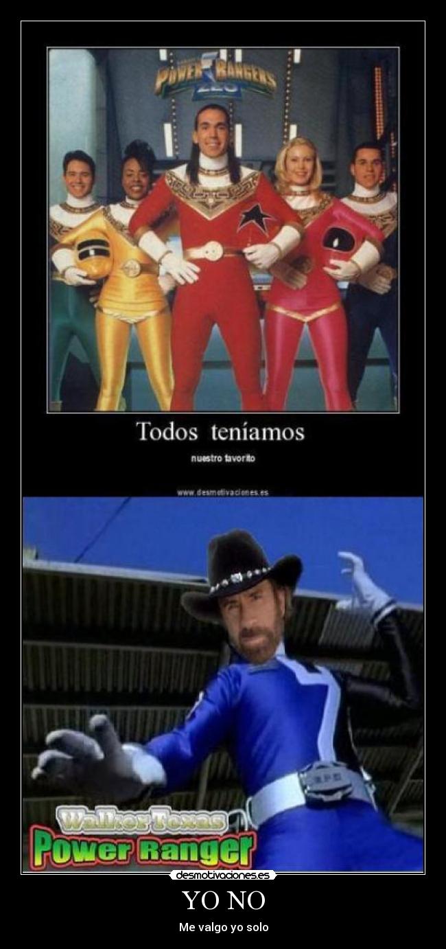 YO NO - Me valgo yo solo