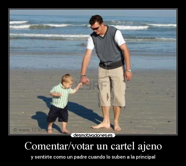 Comentar/votar un cartel ajeno -
