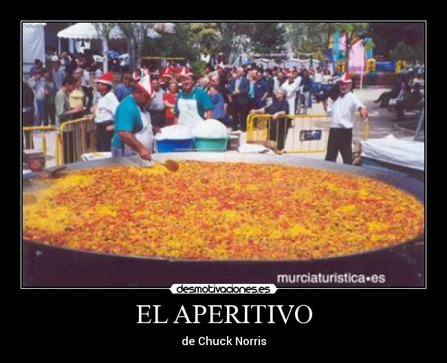 EL APERITIVO - de Chuck Norris