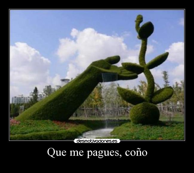 Que me pagues, coño - 