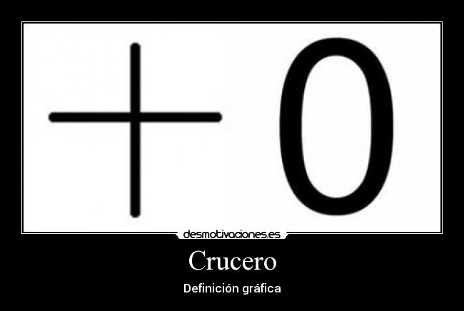 Crucero - Definición gráfica