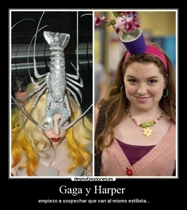Gaga y Harper -