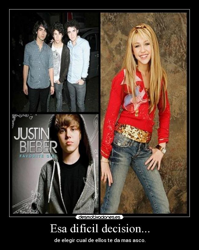 Esa dificil decision... -
