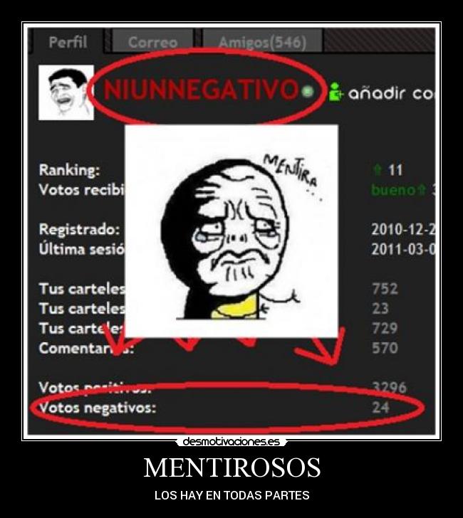 MENTIROSOS -