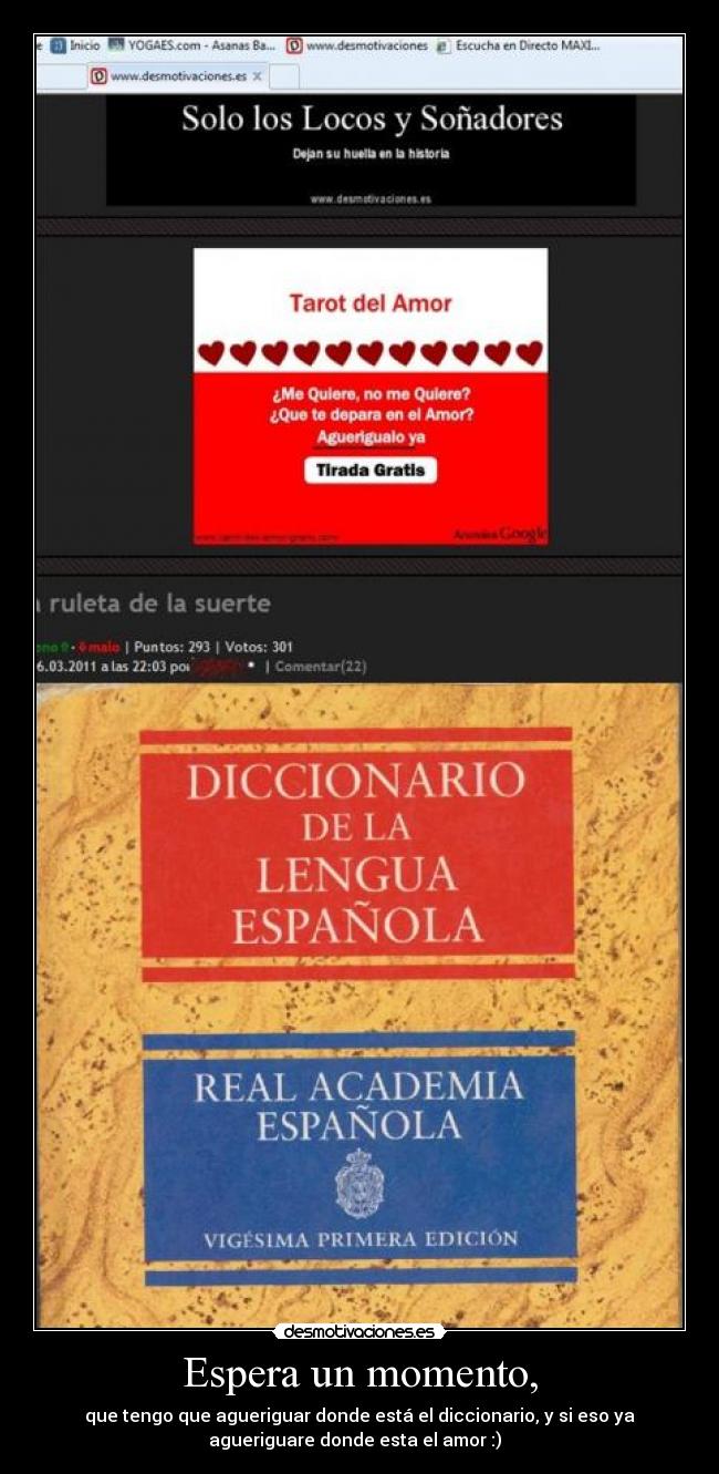 Espera un momento, - 