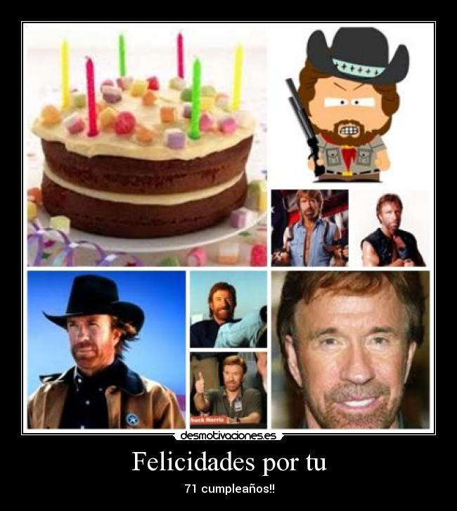 Felicidades por tu -