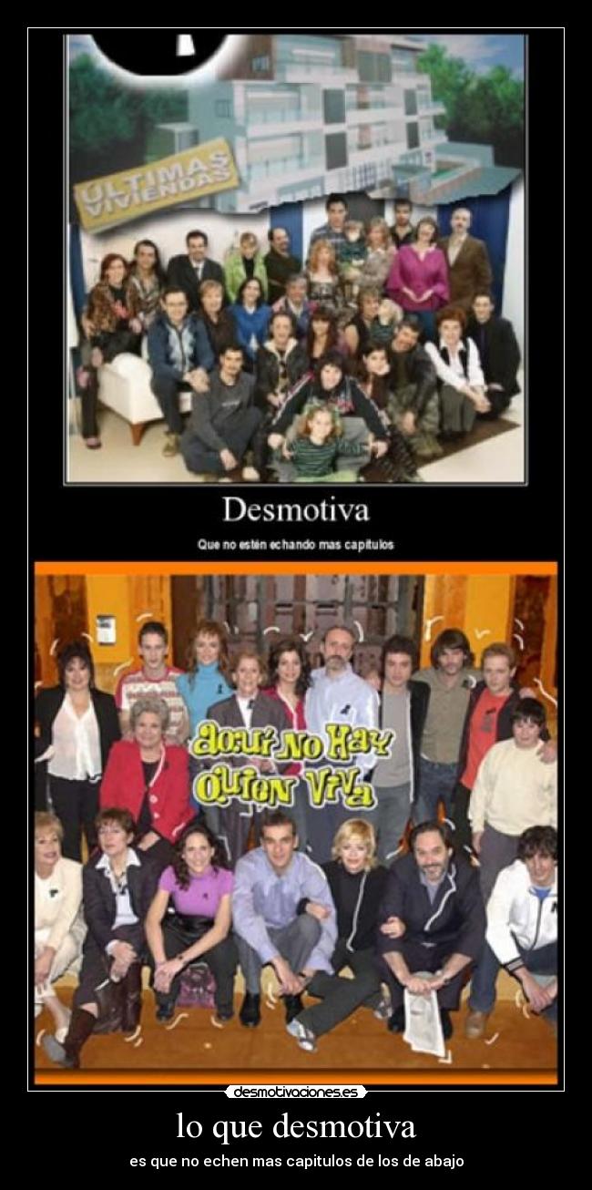 lo que desmotiva - 