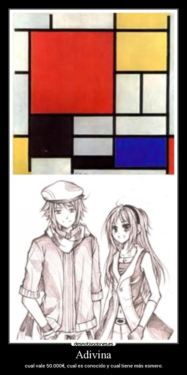 Adivina - cual vale 50.000€, cual es conocido y cual tiene más esmero.