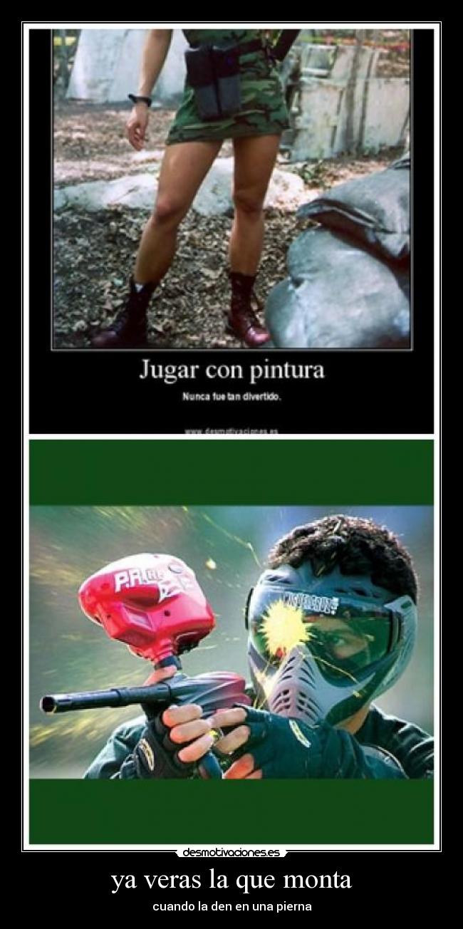 carteles paintball desmotivaciones