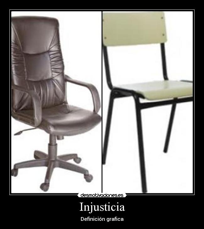 Injusticia - Definición grafica