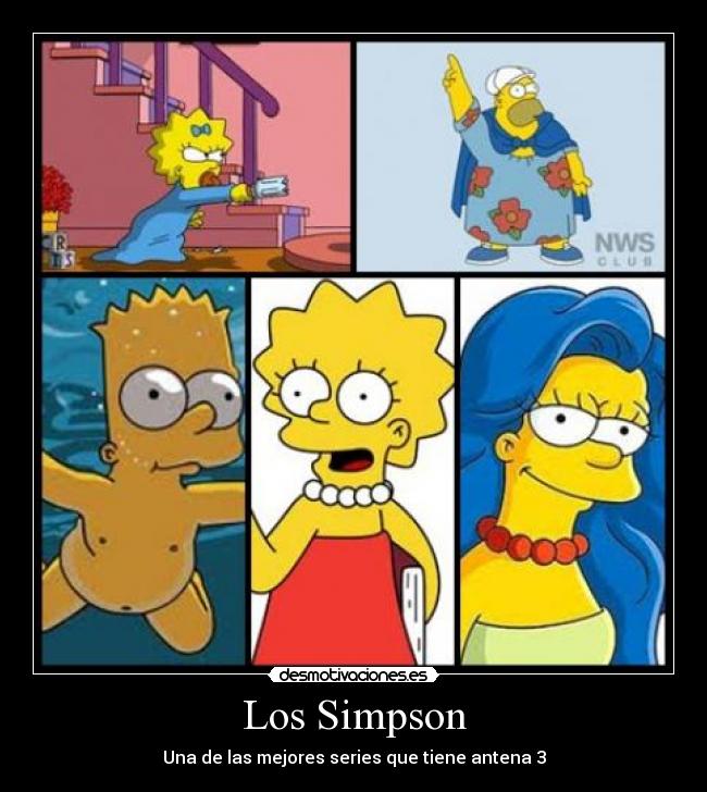 Los Simpson - Una de las mejores series que tiene antena 3