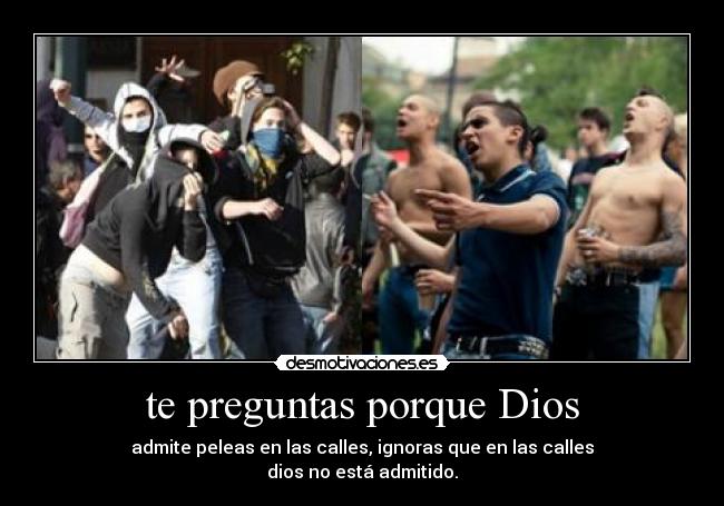 te preguntas porque Dios - 