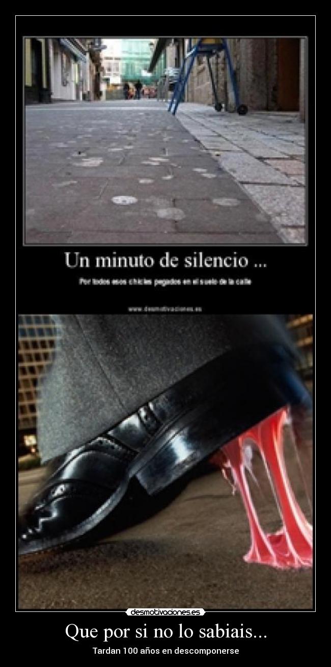 carteles chicle desmotivaciones