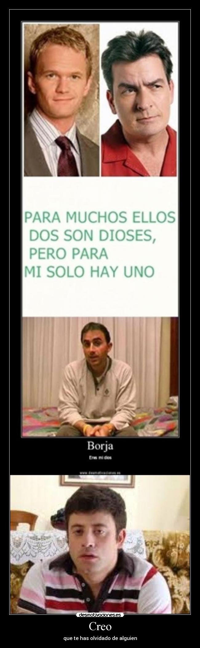 Creo - que te has olvidado de alguien