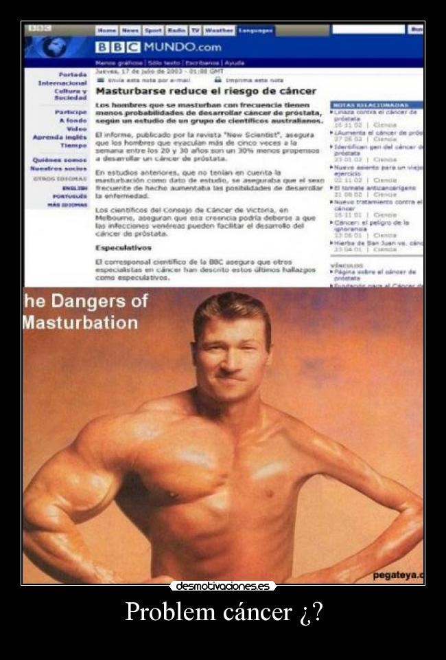 Problem cáncer ¿? -
