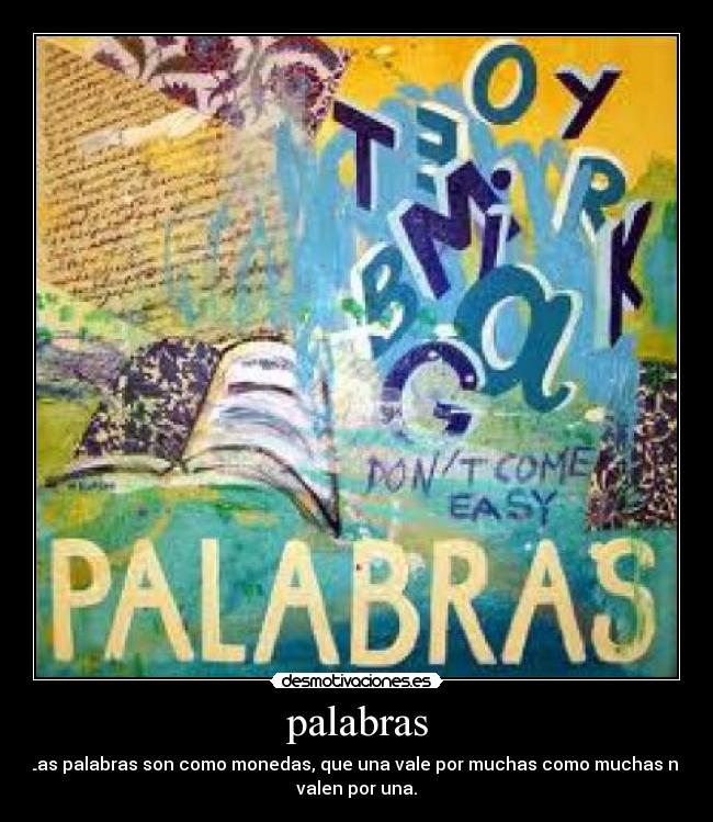 palabras -