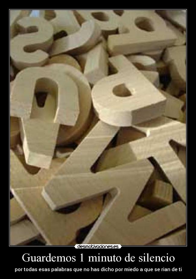 Guardemos 1 minuto de silencio - 