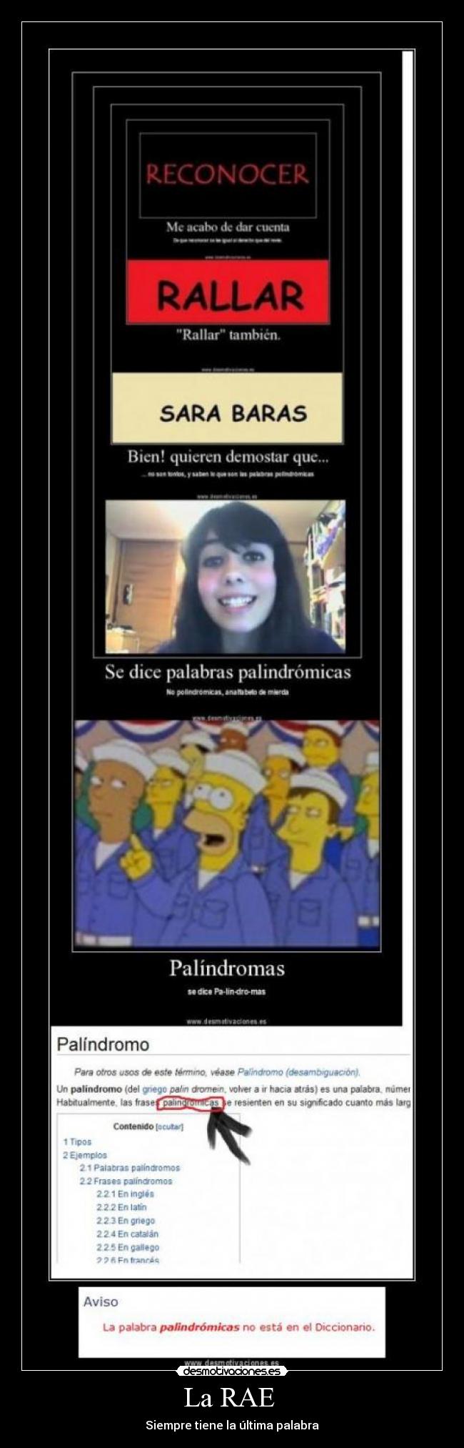 La RAE - Siempre tiene la última palabra