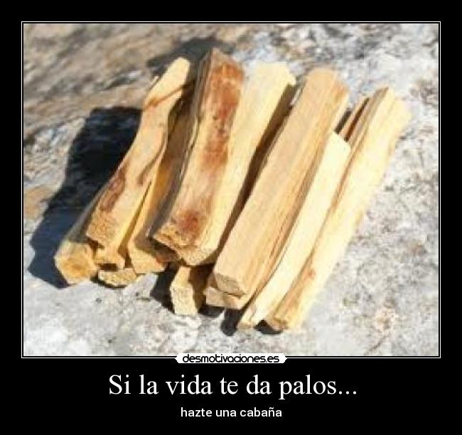 Si la vida te da palos... -