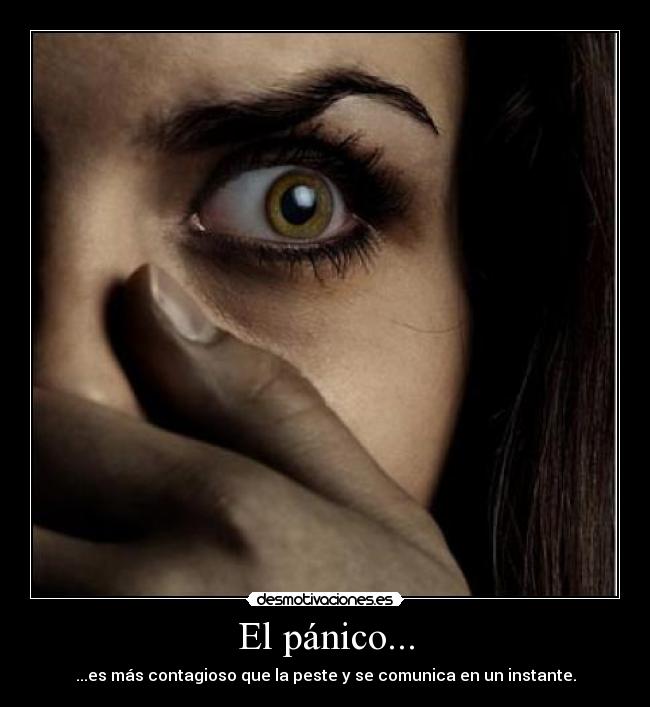 carteles panico desmotivaciones
