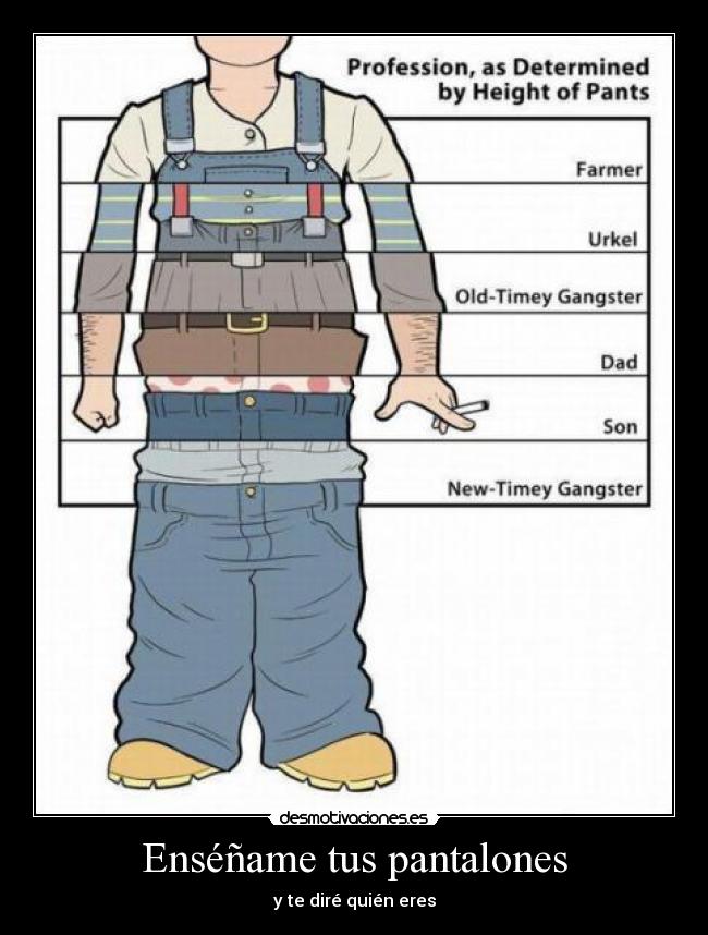 Enséñame tus pantalones -
