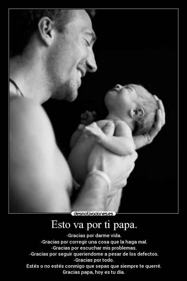 Esto va por ti papa. - 