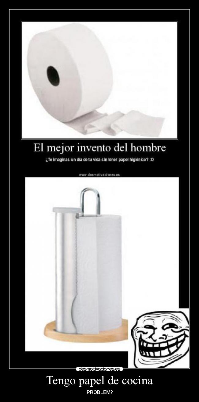 Tengo papel de cocina - 