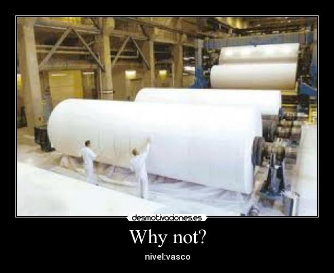 Why not? - nivel:vasco