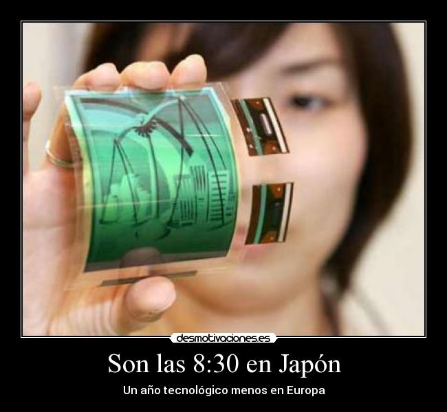 Son las 8:30 en Japón -