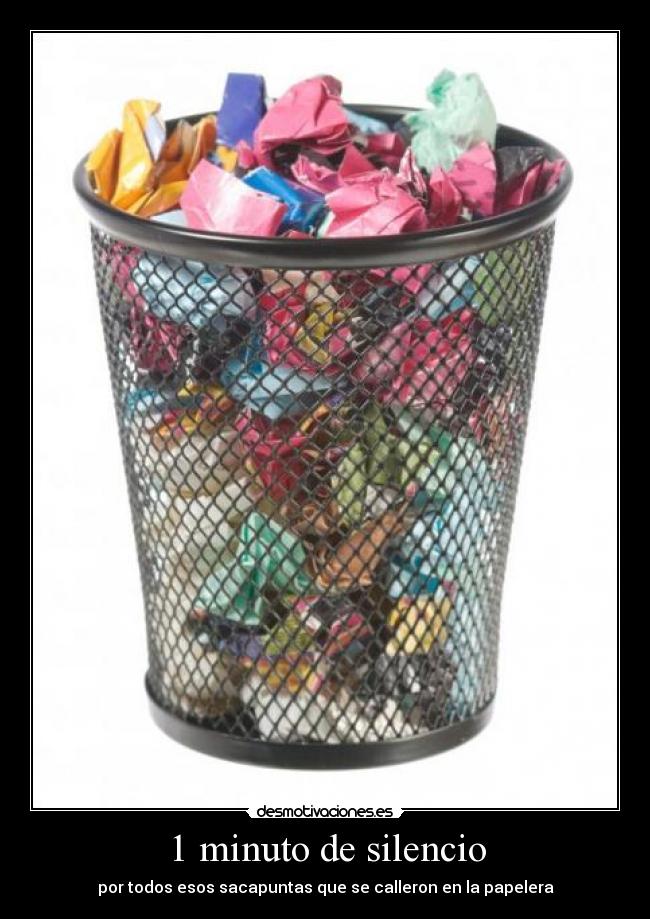 1 minuto de silencio -