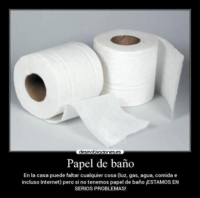 Papel de baño -