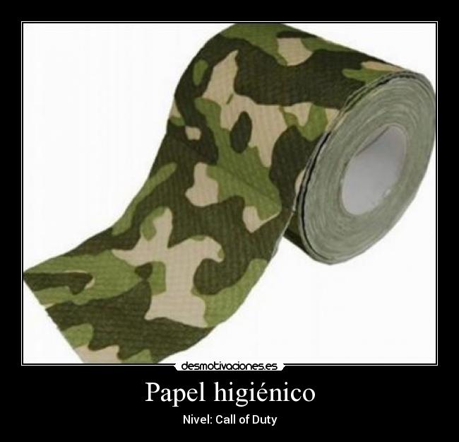 Papel higiénico - Nivel: Call of Duty