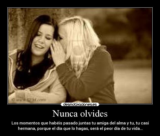 Nunca olvides -
