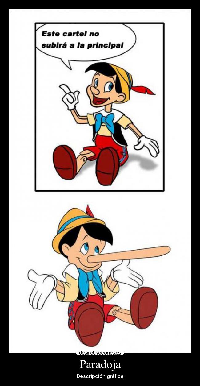 Paradoja - Descripción gráfica