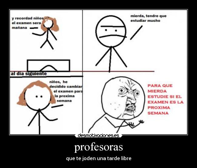 profesoras - que te joden una tarde libre