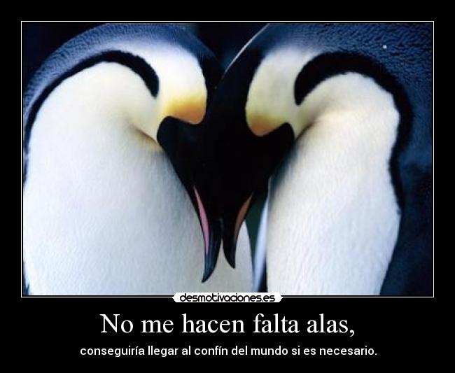 No me hacen falta alas, - 